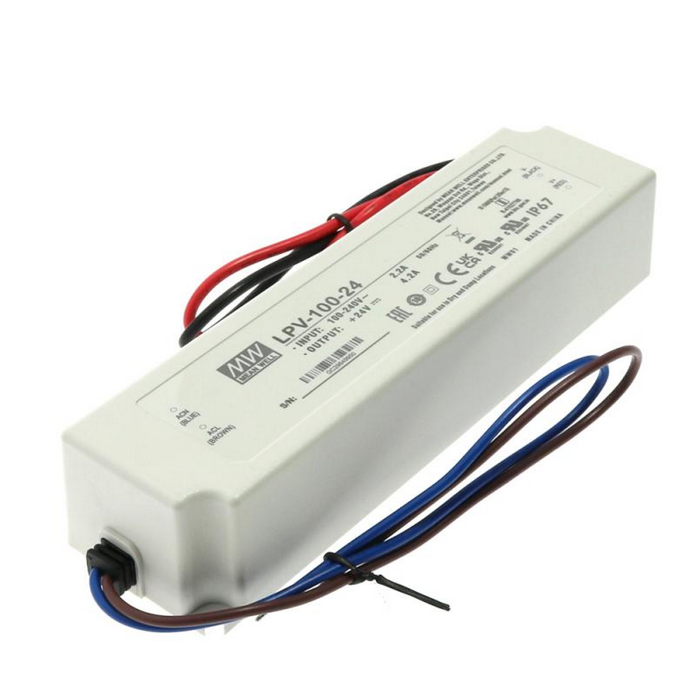 Alimentatore Dimmerabile LED IP67 24V 100W – Per Strisce LED, Con Controllo 0-10V E Dimmer A Tiristori, Alta Efficienza 85%
