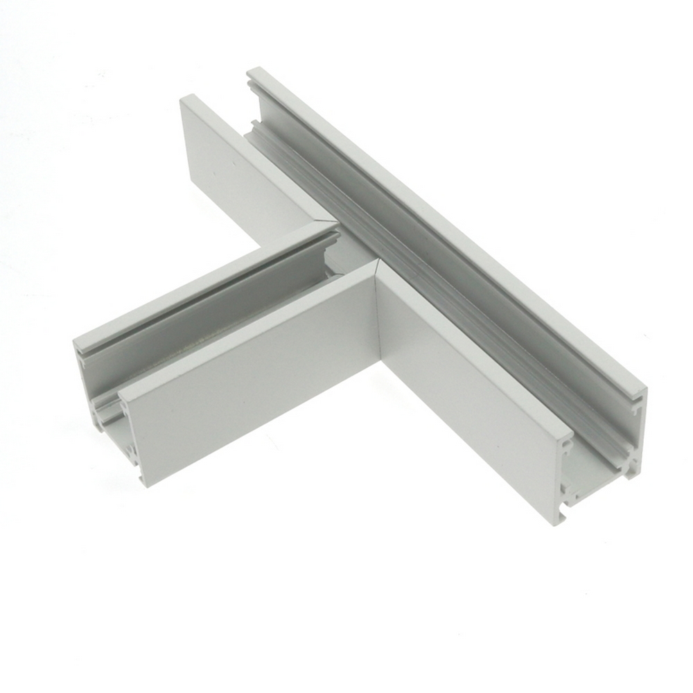 Connettore a X orizzontale per binario magnetico 16mm bianco M LEDME