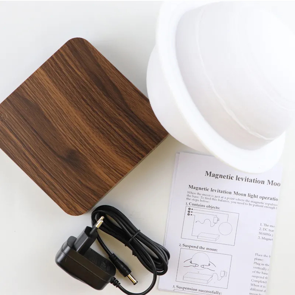 Lampada Da Tavolo Galleggiante A Levitazione Magnetica Con Lampadina A LED E Base Di Ricarica Wireless 90953201