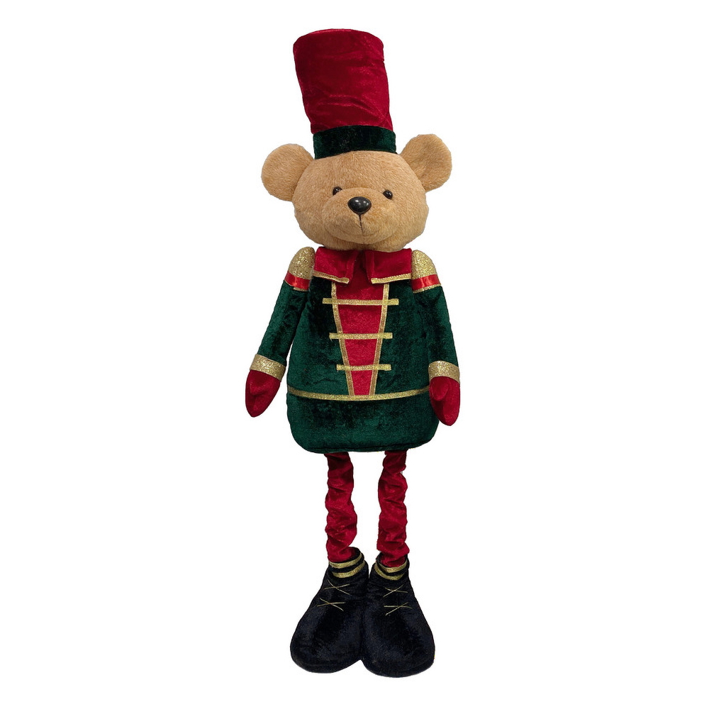 Statuetta Decorativa "Soldatino Schiaccianoci" Natalizio H 89 Cm Pacco 81263703 - Foto 4