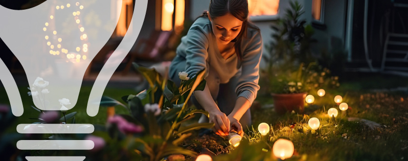 Illuminare il giardino con idee per risparmiare