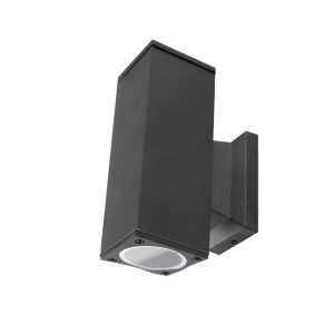 Foto principale Applique da parete Vasari Nero IP65 2 x GU10 Aigostar