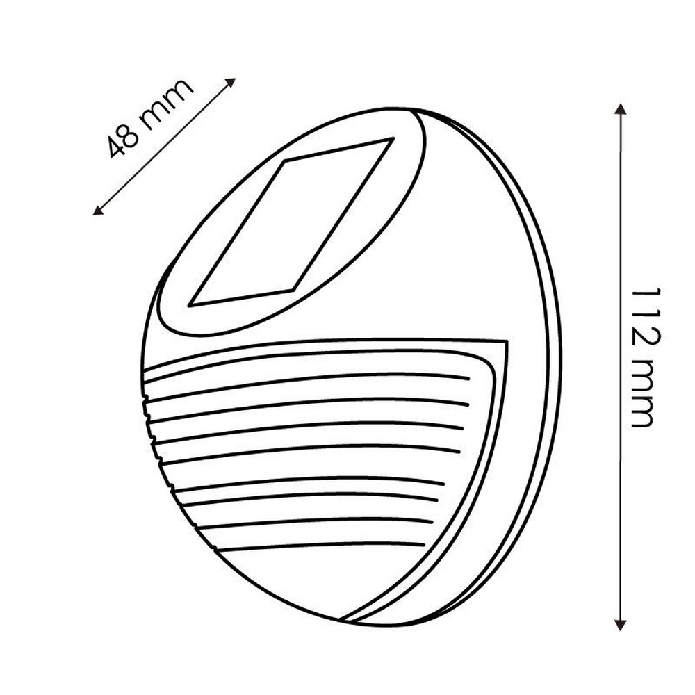 Applique da Esterno LED con Sensore Crepuscolare - E27 - IP44 