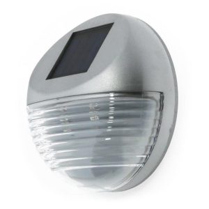 Foto principale Applique Led 3W Grigio con pannello solare IP44 Bianco neutro 4500K con sensore crepuscolare LEDme
