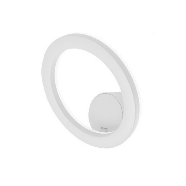 Applique Tonda Da Esterno Zodiac 18 Cm Bianca Led CCT IP65 Intec Light - Foto 5