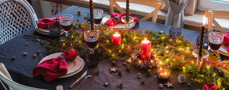 Come addobbare la tavola a Natale con le decorazioni natalizie - 4