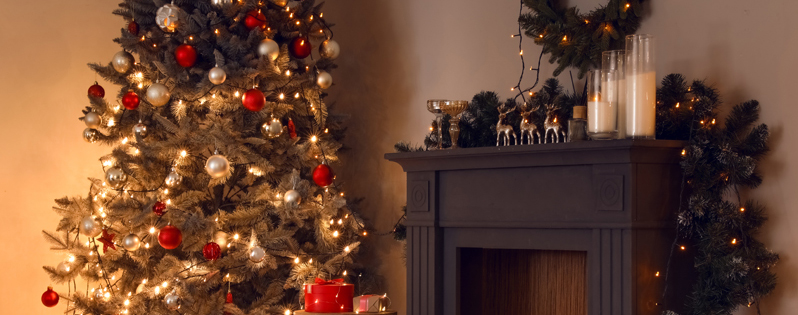Come illuminare l'albero con le luci di Natale a seconda dello stile - 1