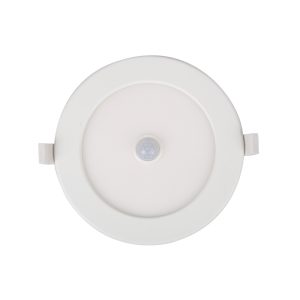 Foto principale Faretto Led slim da incasso 12W Rotondo Cornice bianca Apertura 120 gradi Bianco freddo 6000K con sensore di movimento Aigostar