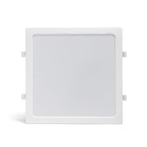 Foto principale Faretto Led slim da incasso 24W Quadrato Cornice bianca Apertura 100 gradi Bianco caldo 3000K Aigostar