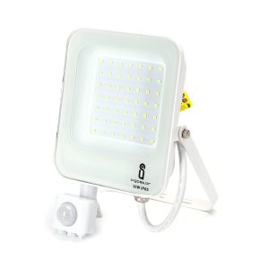 Foto principale Faro proiettore Led 30W Bianco da esterno IP65 Bianco freddo 6500K con sensore crepuscolare e di movimento Aigostar