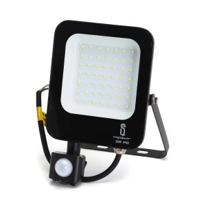 Foto principale Faro proiettore Led 30W Nero da esterno IP65 Bianco freddo 6500K con sensore crepuscolare e di movimento Aigostar