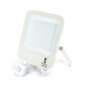 Foto principale Faro proiettore Led 50W Bianco da esterno IP65 Bianco freddo 6500K con sensore crepuscolare e di movimento Aigostar