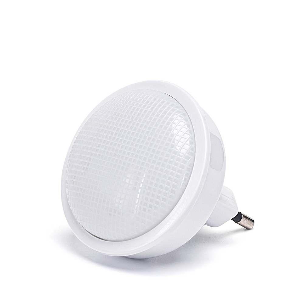 Lampada da notte a Led Rotonda da presa 0,3W con sensore Aigostar 