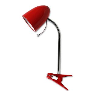 Foto principale Lampada da scrivania Rossa E27 con clip e braccio regolabile Aigostar