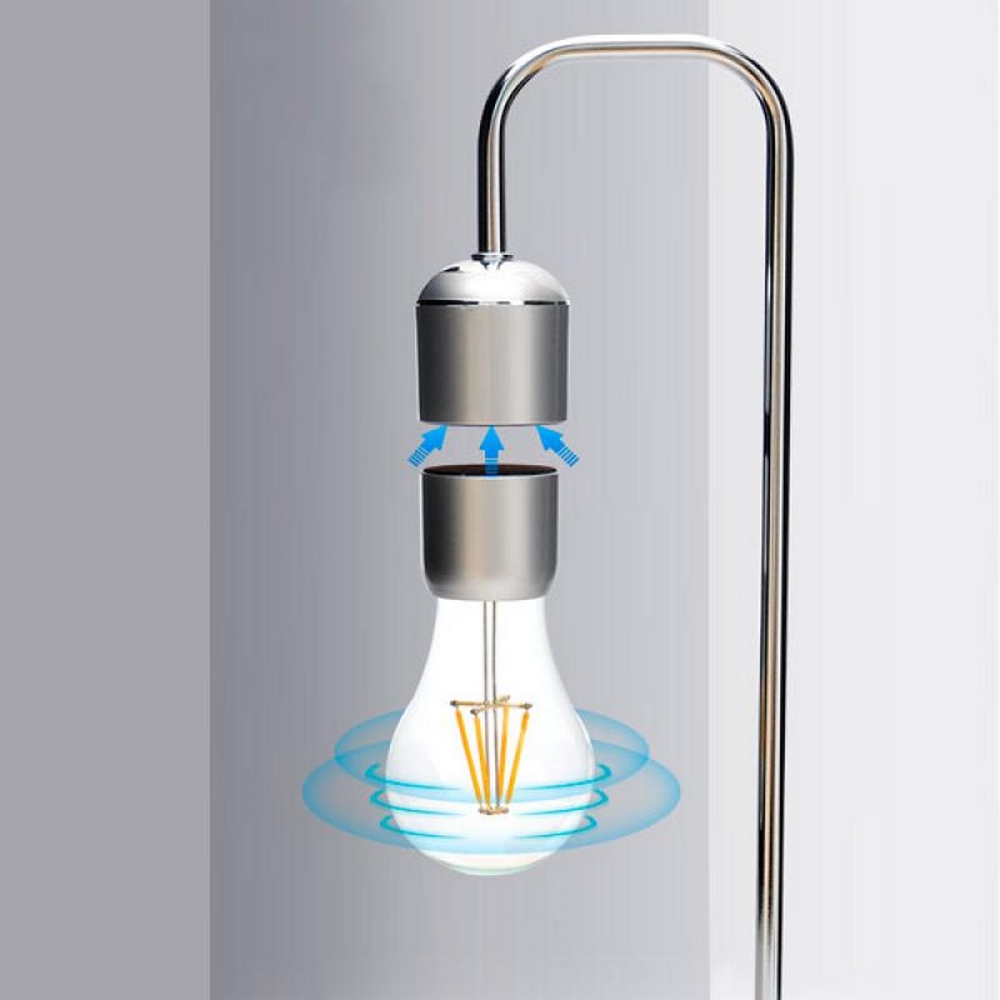 Lampada da tavolo Led a levitazione magnetica Vintage Bulb 2W Dimmerabile con temperatura colore regolabile LEDme - Foto 5