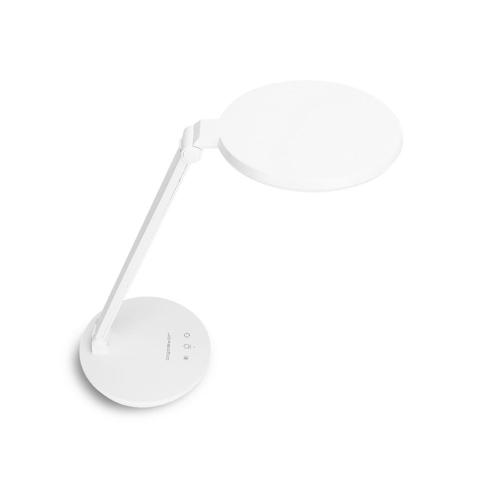 Lampada da tavolo Led Circle Bianca 8W con ricarica USB Dimmerabile con temperatura colore regolabile Aigostar - Foto 1