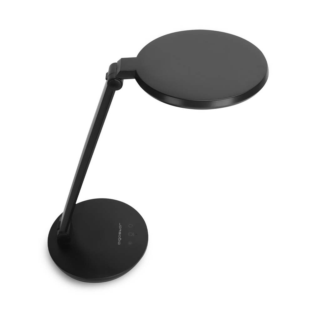 Lampada da tavolo Led Circle Nera 8W con ricarica USB Dimmerabile con temperatura colore regolabile Aigostar - Foto 1