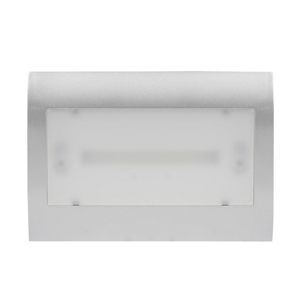 Lampada di emergenza Led Argento 2,5w da incasso per scatola 503