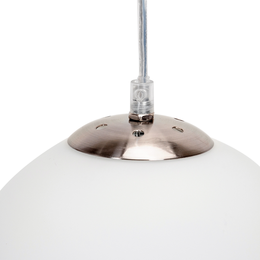 Lampadario da soffitto Globe Bianco 1 x E27 Aigostar - Foto 2
