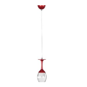 Foto principale Lampadario Led da soffitto Calice rosso 5W Bianco neutro 4000K Wisdom