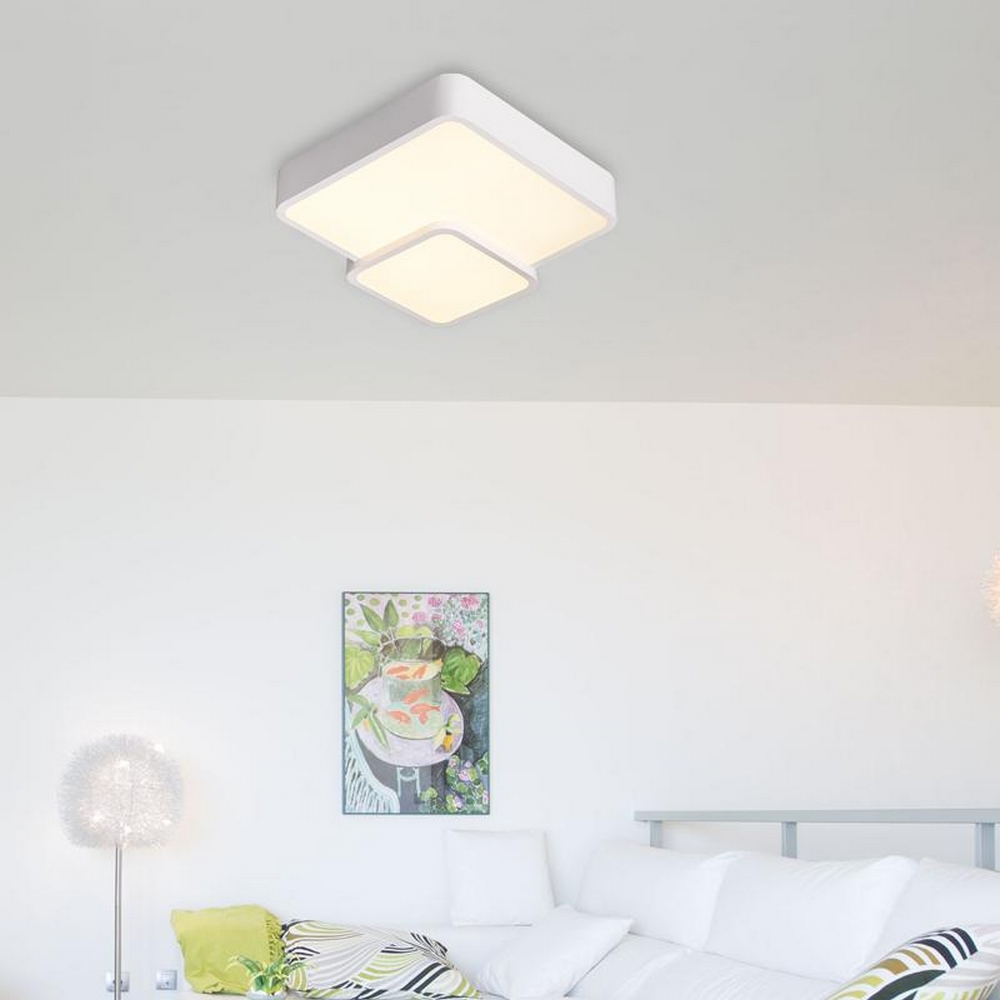 Lampadario Led da soffitto Nerima Bianco 70W Dimmerabile con