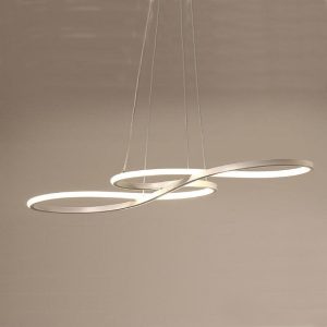 Foto principale Lampadario Led da soffitto Ruhu Bianco 45W Dimmerabile con temperatura colore regolabile con telecomando LEDme