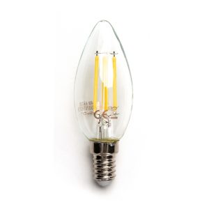 Foto principale Lampadina Led a Filamento E14 C35 a candela 4W Bianco caldo 2700K dimmerabile FSL