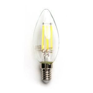 Foto principale Lampadina Led a Filamento E14 C35 a candela 4W Bianco freddo 6500K Aigostar