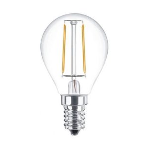 Foto principale Lampadina Led a Filamento E14 G45 a sfera 2W Bianco caldo 2700K Novaline