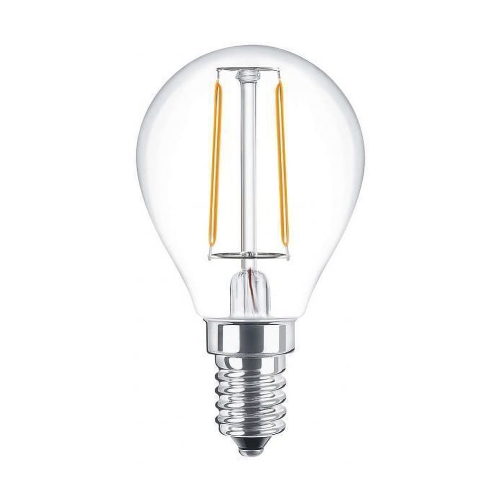 Lampadina Led a Filamento E14 G45 a sfera 2W Bianco caldo 2700K Novaline 