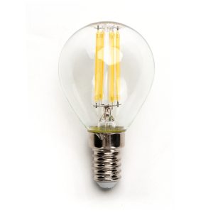 Foto principale Lampadina Led a Filamento E14 G45 a sfera 4W Bianco neutro 4000K Neos