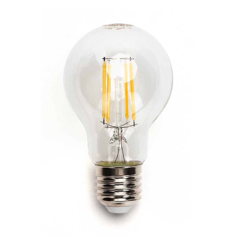 Lampadina Led a Filamento E27 A60 a bulbo 7W Bianco caldo 2700K dimmerabile  FSL 