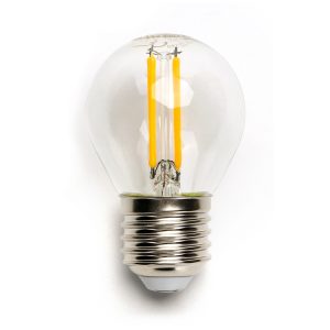 Foto principale Lampadina Led a Filamento E27 G45 a sfera 4W Bianco caldo 2700K Aigostar