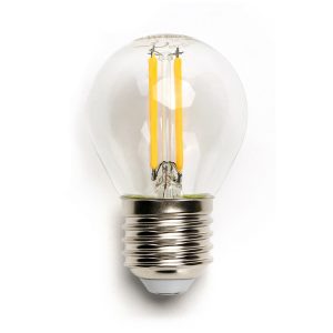 Foto principale Lampadina Led a Filamento E27 G45 a sfera 4W Bianco neutro 4000K Neos