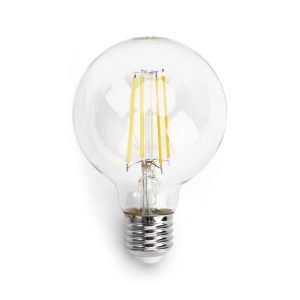 Foto principale Lampadina Led a Filamento E27 G80 a globo 4W Bianco caldo 2700K Aigostar