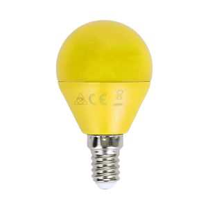 Foto principale Lampadina Led E14 G45 a sfera 4W Gialla Aigostar