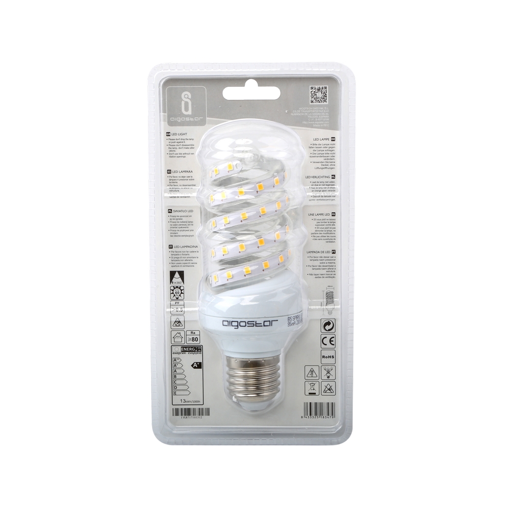 Lampadina Led Goccia 13 W E27, Luce Calda 3000 K NOVALINE