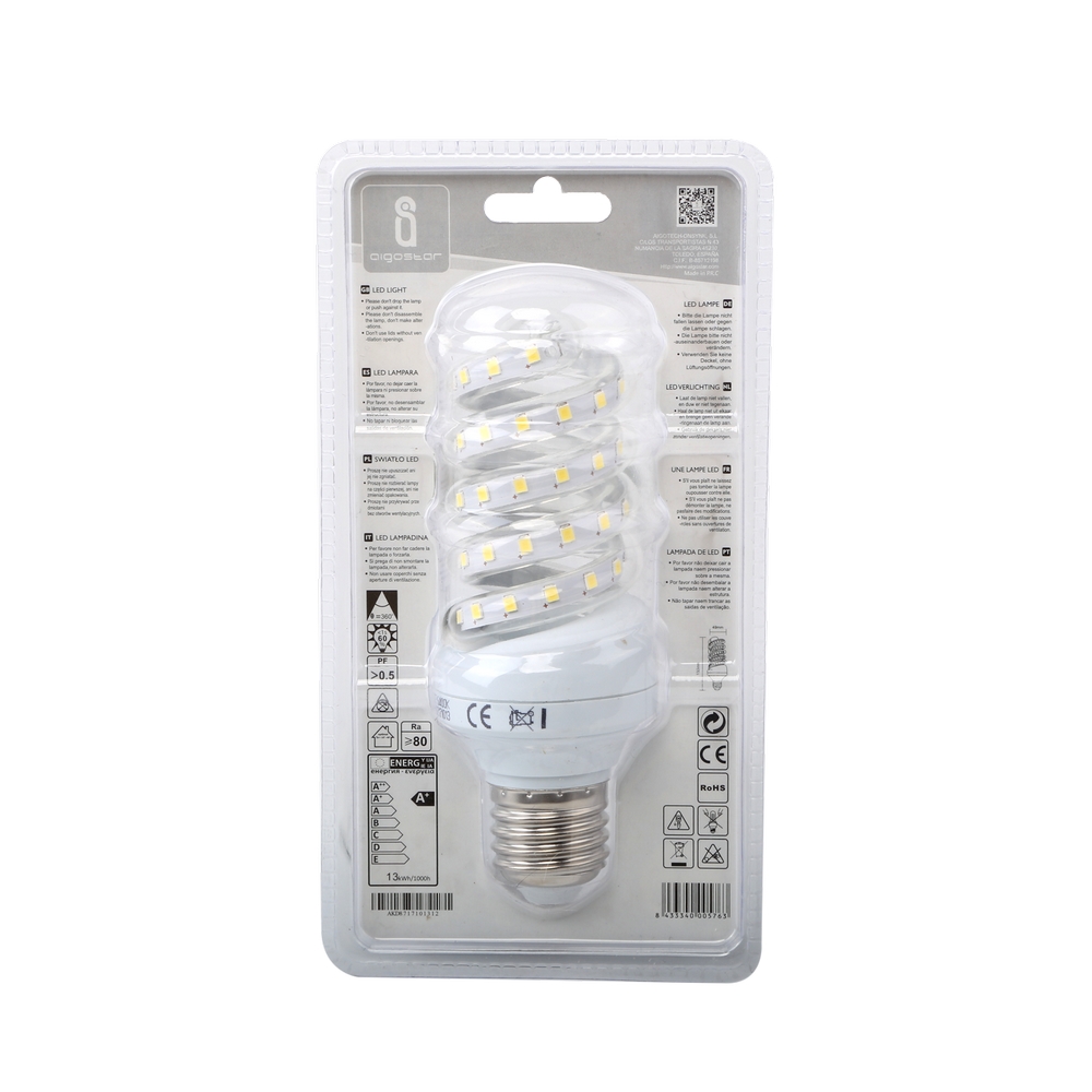 Lampada LED E27 13W Luce fredda Beghelli Elplast 56816, 6500°K, 1300 Lumen,  Resa 80W