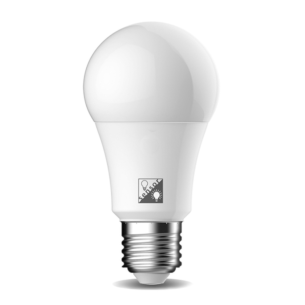 Lampadina Led E27 A60 a bulbo 11W Bianco neutro 4000K con sensore