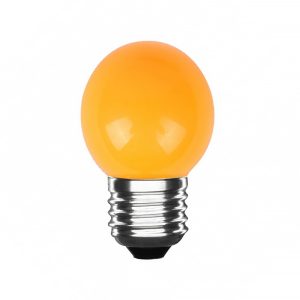 Foto principale Lampadina Led E27 G45 a sfera 3W Arancione LedLedITALIA