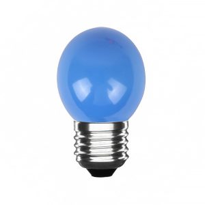 Foto principale Lampadina Led E27 G45 a sfera 3W Azzurra LedLedITALIA