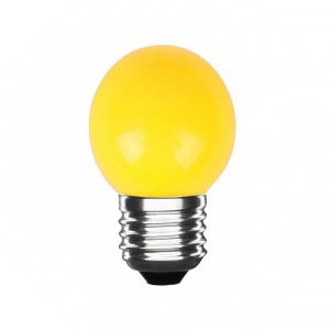 Foto principale Lampadina Led E27 G45 a sfera 3W Gialla LedLedITALIA