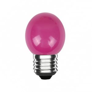 Foto principale Lampadina Led E27 G45 a sfera 3W Rosa LedLedITALIA