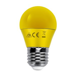 Foto principale Lampadina Led E27 G45 a sfera 4W Gialla Aigostar