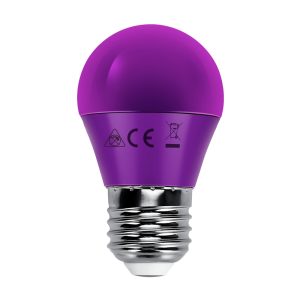 Foto principale Lampadina Led E27 G45 a sfera 4W Viola Aigostar