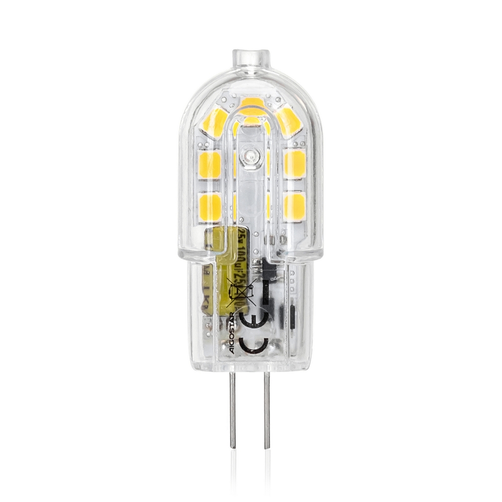 Lampadina Led G4 a Capsula 1,7W SMD trasparente Bianco freddo