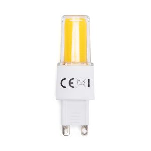 Foto principale Lampadina Led G9 a Capsula 3,3W COB in vetro trasparente Bianco caldo 3000K Aigostar