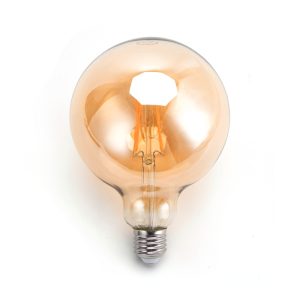 Foto principale Lampadina Led Vintage a Filamento E27 G125 a globo 4W Bianco caldo 2200K Aigostar