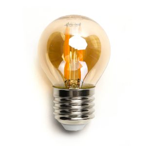 Foto principale Lampadina Led Vintage a Filamento E27 G45 a sfera 4W Bianco caldo 2200K Aigostar