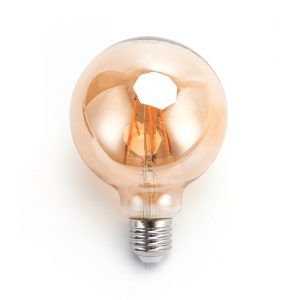 Foto principale Lampadina Led Vintage a Filamento E27 G95 a globo 4W Bianco caldo 2200K Aigostar